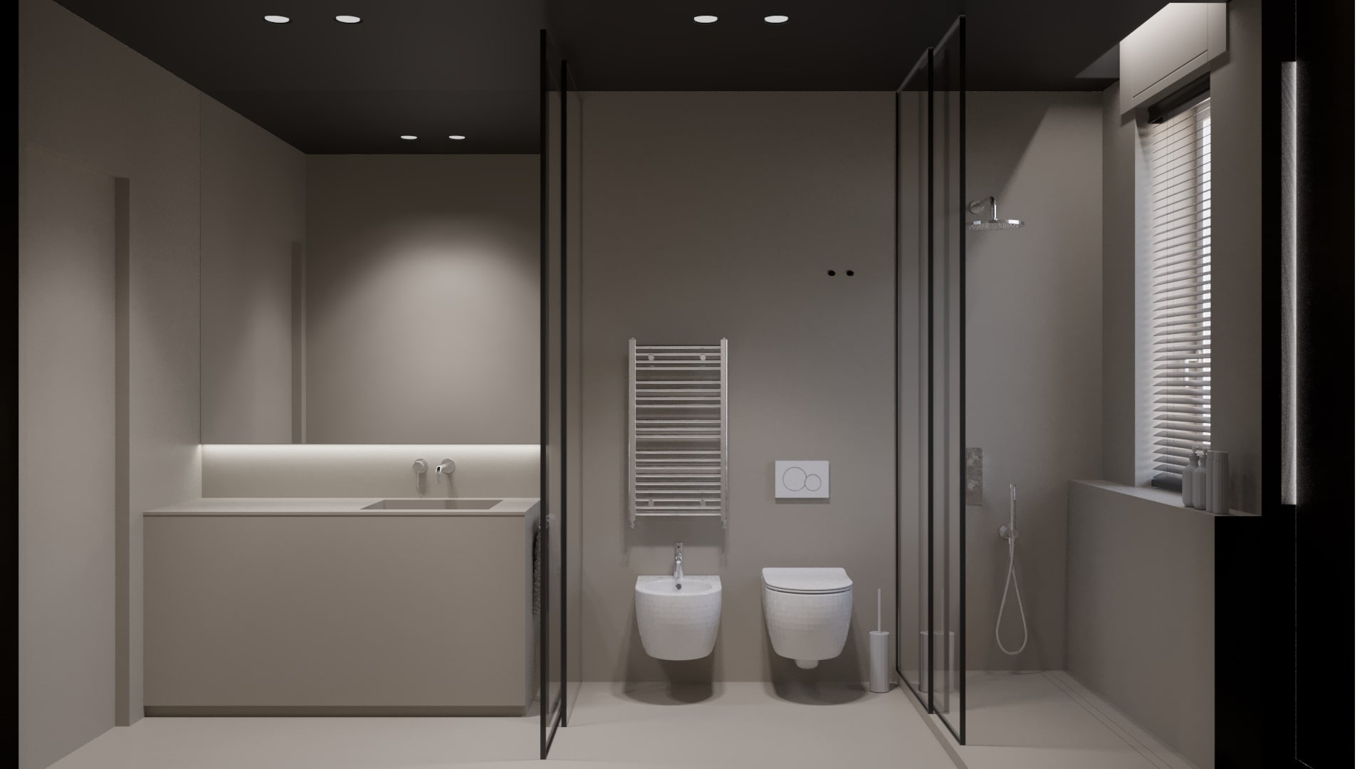 galbiati project milano design house render appartamento san siro bagno
